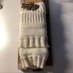 Tan w/ Jewel Boot Cuff